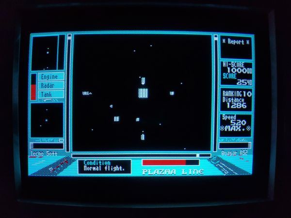 PC-6601/SR用ゲームソフトプラズマライン (PLAZMA LINE) 動作品・テープ】プラズマ・ライン PLAZMA LINE NEC PC-6001mkIISR・PC