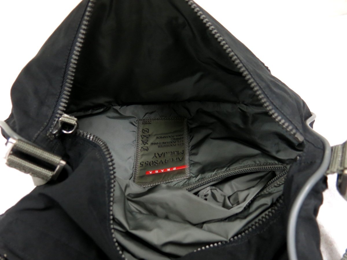 超美品○PRADA プラダ スポーツ○メンズ○ナイロン○ショルダー バッグ 