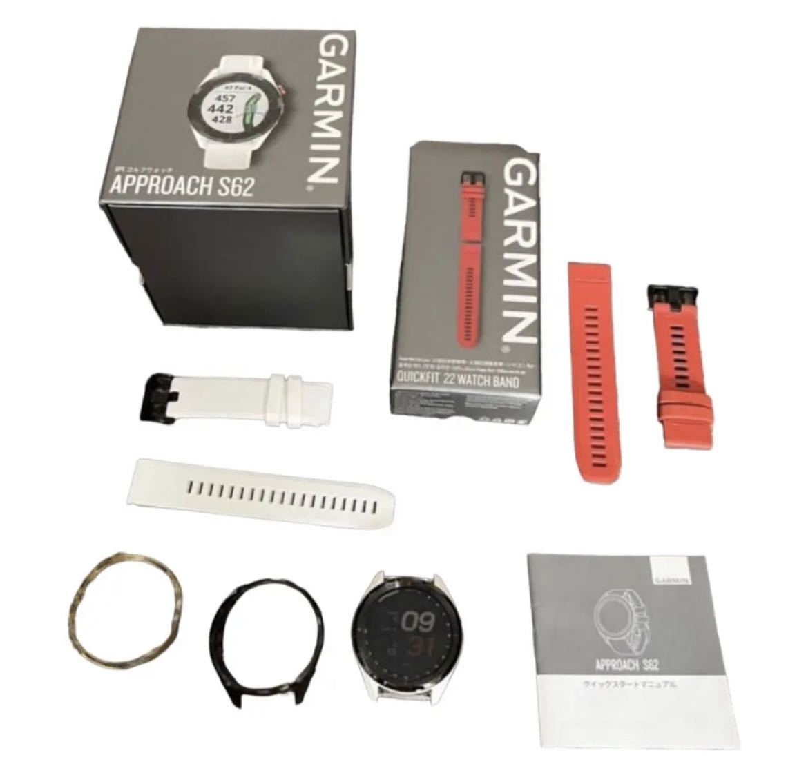 ◾11点セット◾GARMIN◾APPROACH S62◾ホワイト◾付属品多数◾