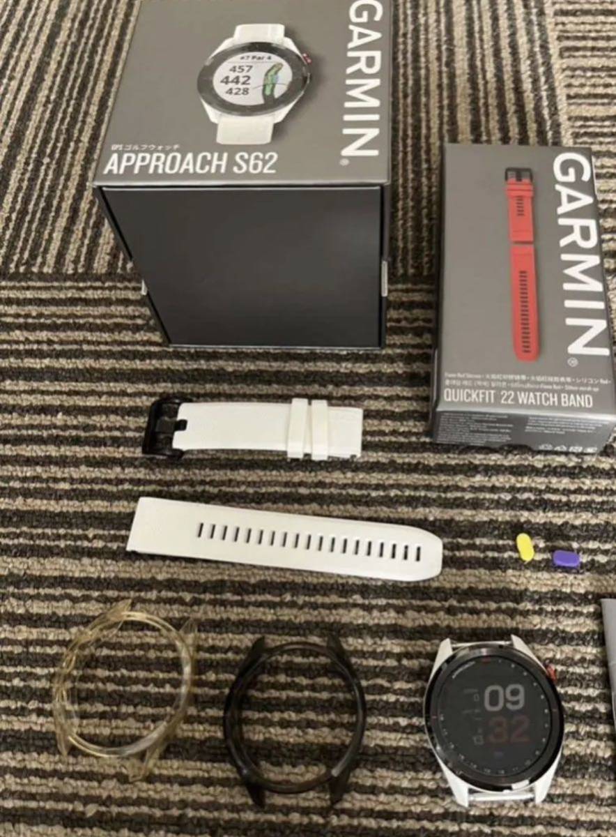 ガーミン GARMIN ガーミンアプローチS62GPSゴルフナビ ホワイト 