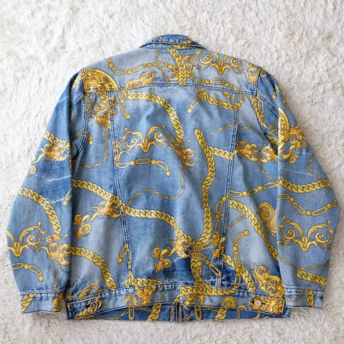 美品 大きいサイズ】REASON リーズン サイズ:XXXL デニム ジャケット 