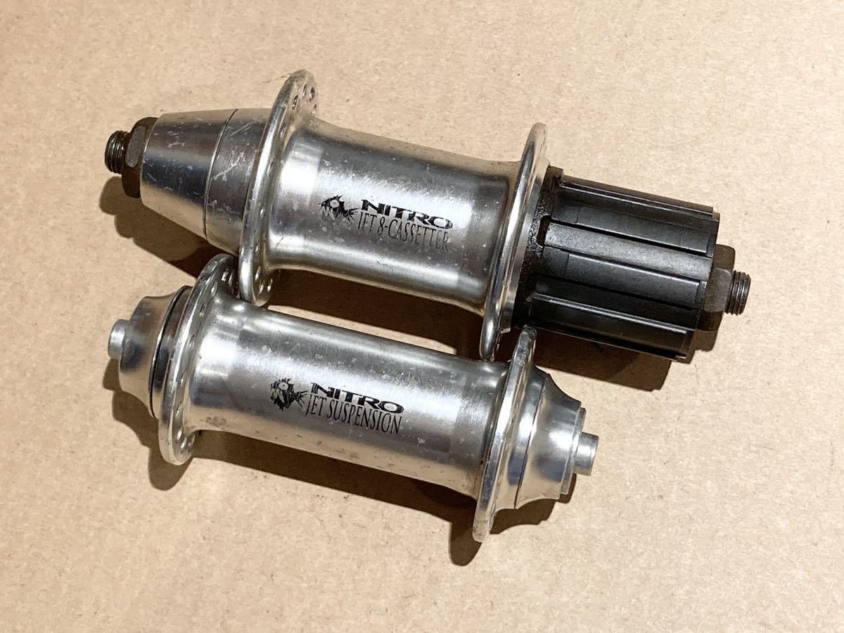 NITRO JET MTBハブ 前後セット 100/135mm 8-11s 32H 送料520円