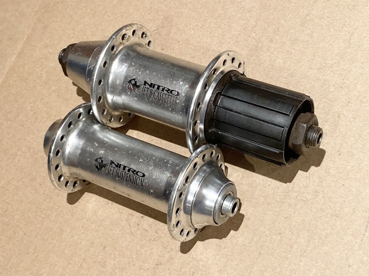 NITRO JET MTBハブ 前後セット 100/135mm 8-11s 32H 送料520円