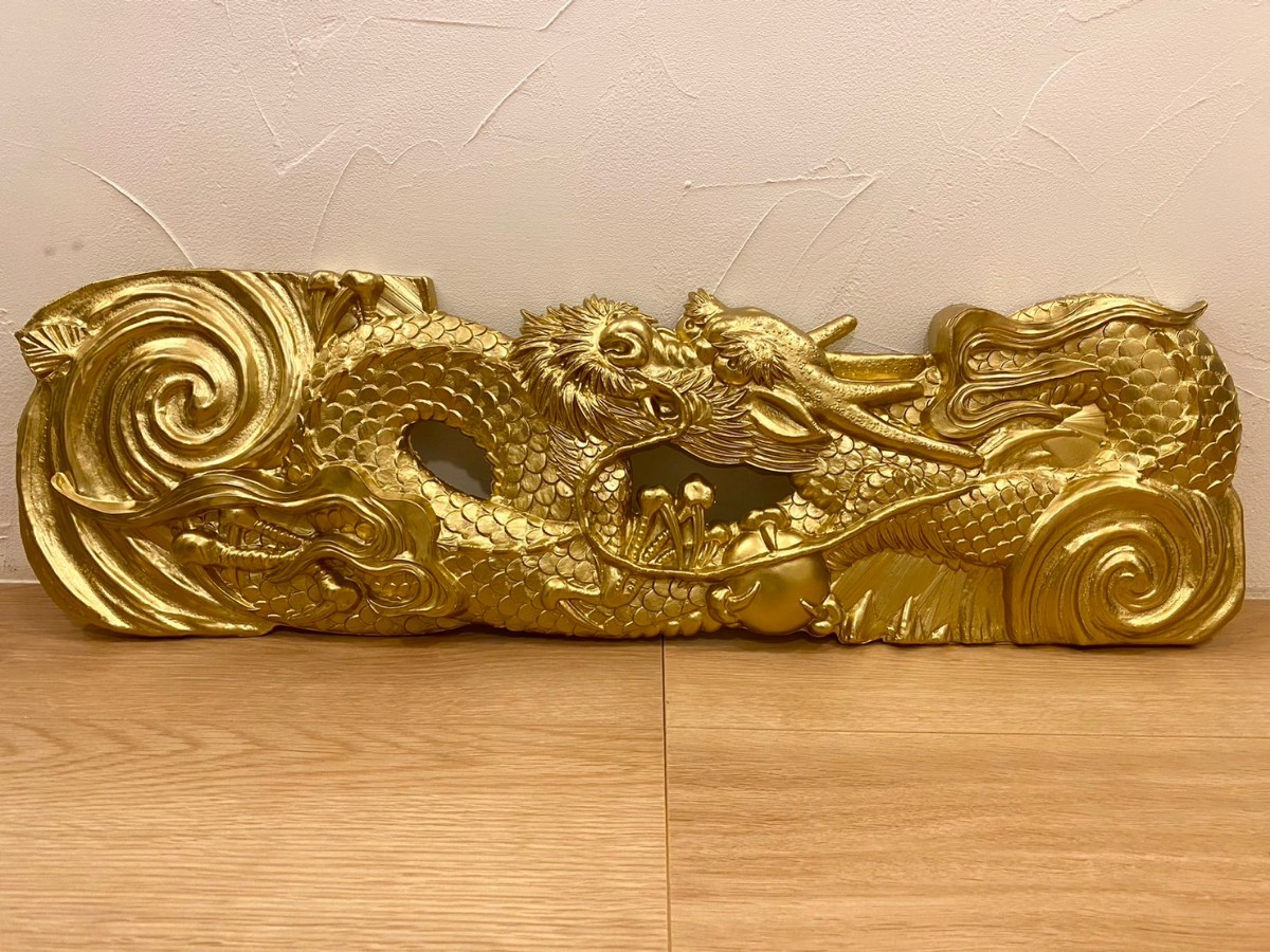 龍 デコトラ 大サイズ 昇り竜 レリーフ レトロ エンブレム トラック