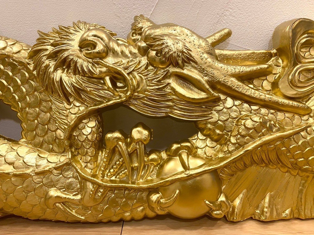 龍 デコトラ 大サイズ 昇り竜 レリーフ レトロ エンブレム トラック