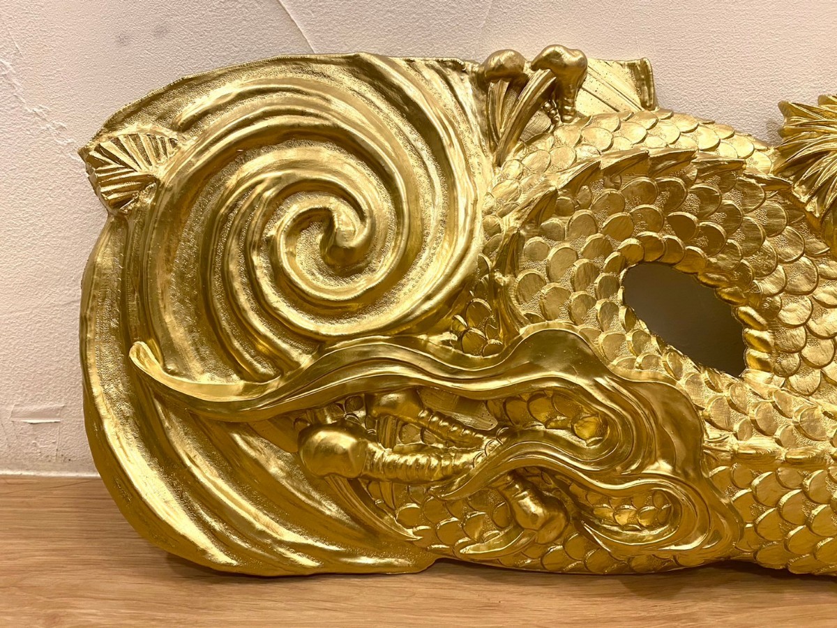 龍 レリーフ エンブレム トラック野郎 一番星 飾り デコトラ 昭和 レトロ 龍 デコトラ 大サイズ 昇り竜 レリーフ レトロ エンブレム トラック