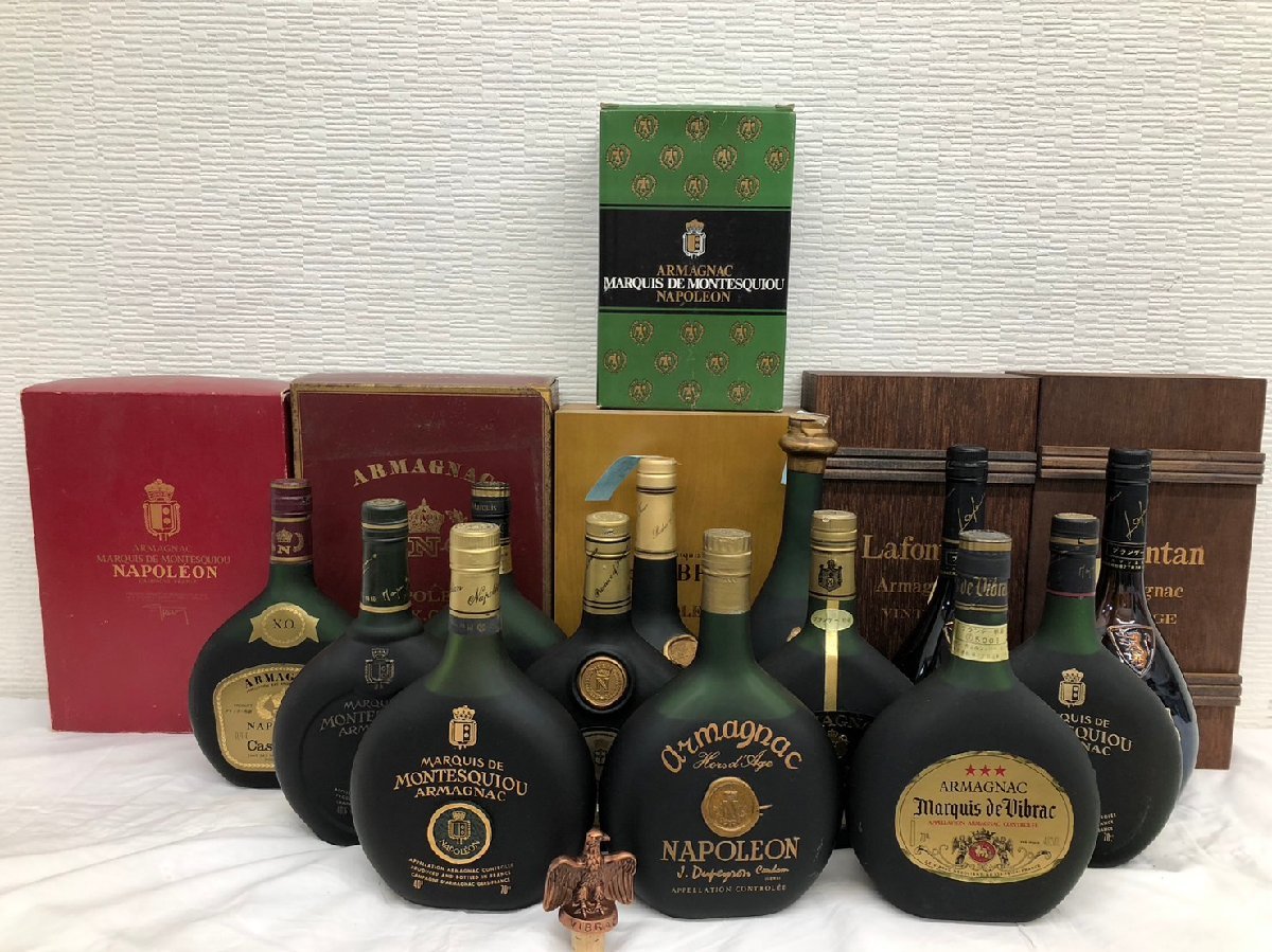 複w酒102F】☆1円スタート☆古酒・未開栓☆13本セット☆ARMAGNAC 