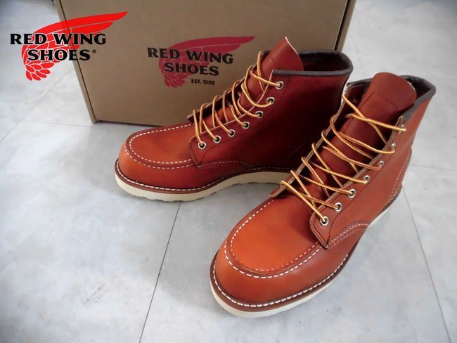 お得，新作 REDWINGレッドウイング00875-3 IRISH SETTER MOC TOE BOOT TRAC TRED WEDGEモックトゥ ブーツUS8 26cm/茶/アイリッシュセッター/USA製(8インチ)｜売買されたオークション情報、yahooの商品情報をアーカイブ公開 - 8インチ