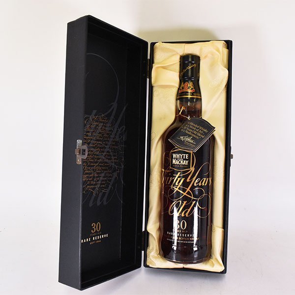 1円 ホワイト＆マッカイ 30年 レア リザーブ 箱付 700ml 43% スコッチ