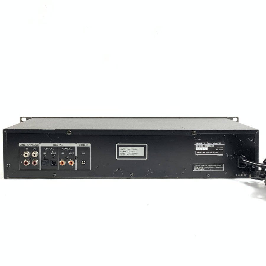 Yahoo!オークション 中古品 SONY ソニー MDS-E58 業務用MDデッキ