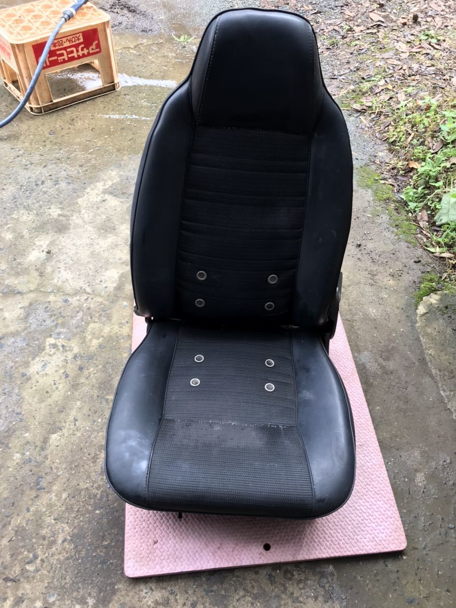 TA27助手席 純正シート 難有り(検)旧車 レトロ当時物　LB RA25 GTシート　ほつれ　破れ有り　セリカリフトバック　レストアベース