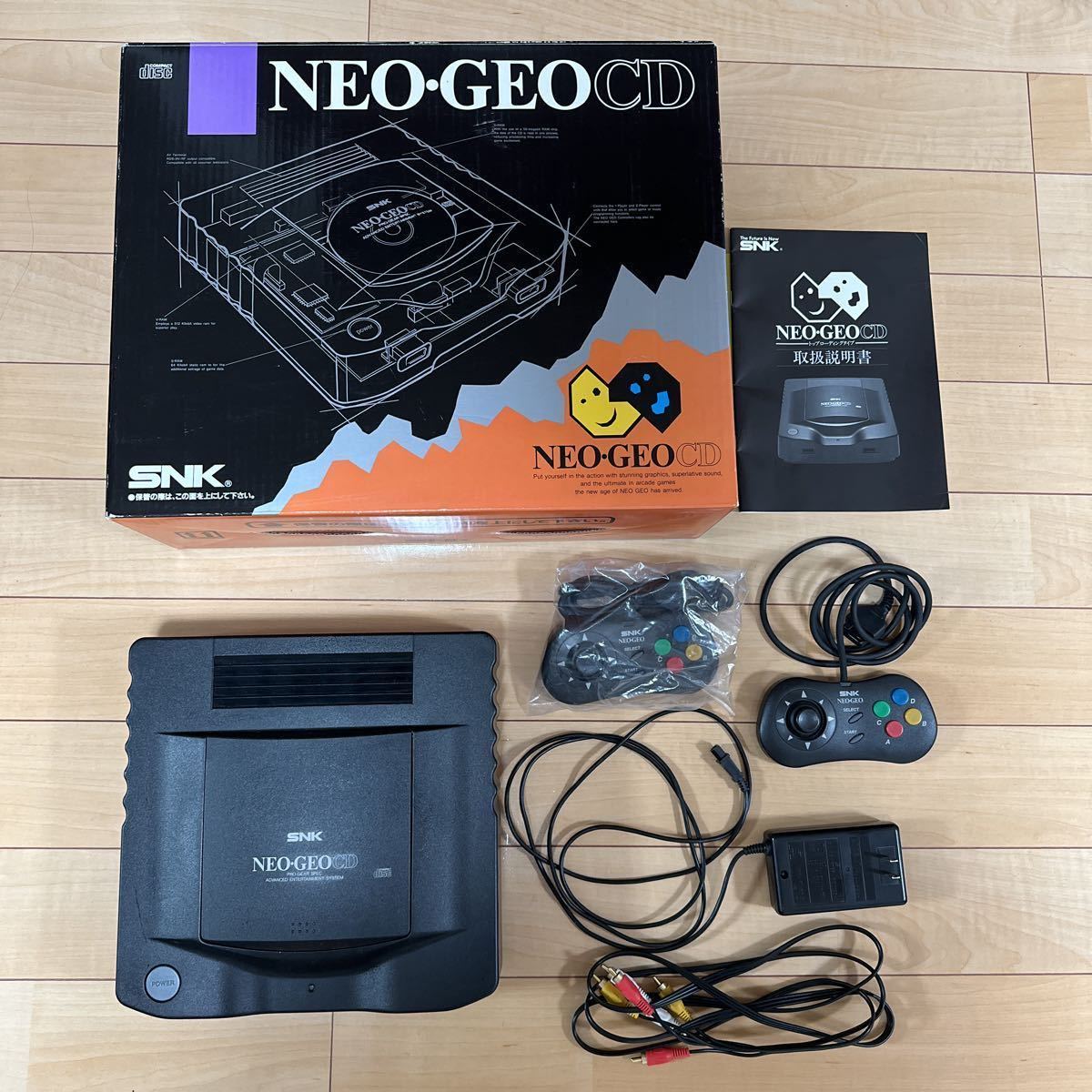 SNK NEO GEO CD ネオジオ 本体 CD-T01 ネオジオ 本体 箱説あり SNK NEO GEO CD ネオジオ 本体 CD-T01 ネオジオ 本体 箱説あり