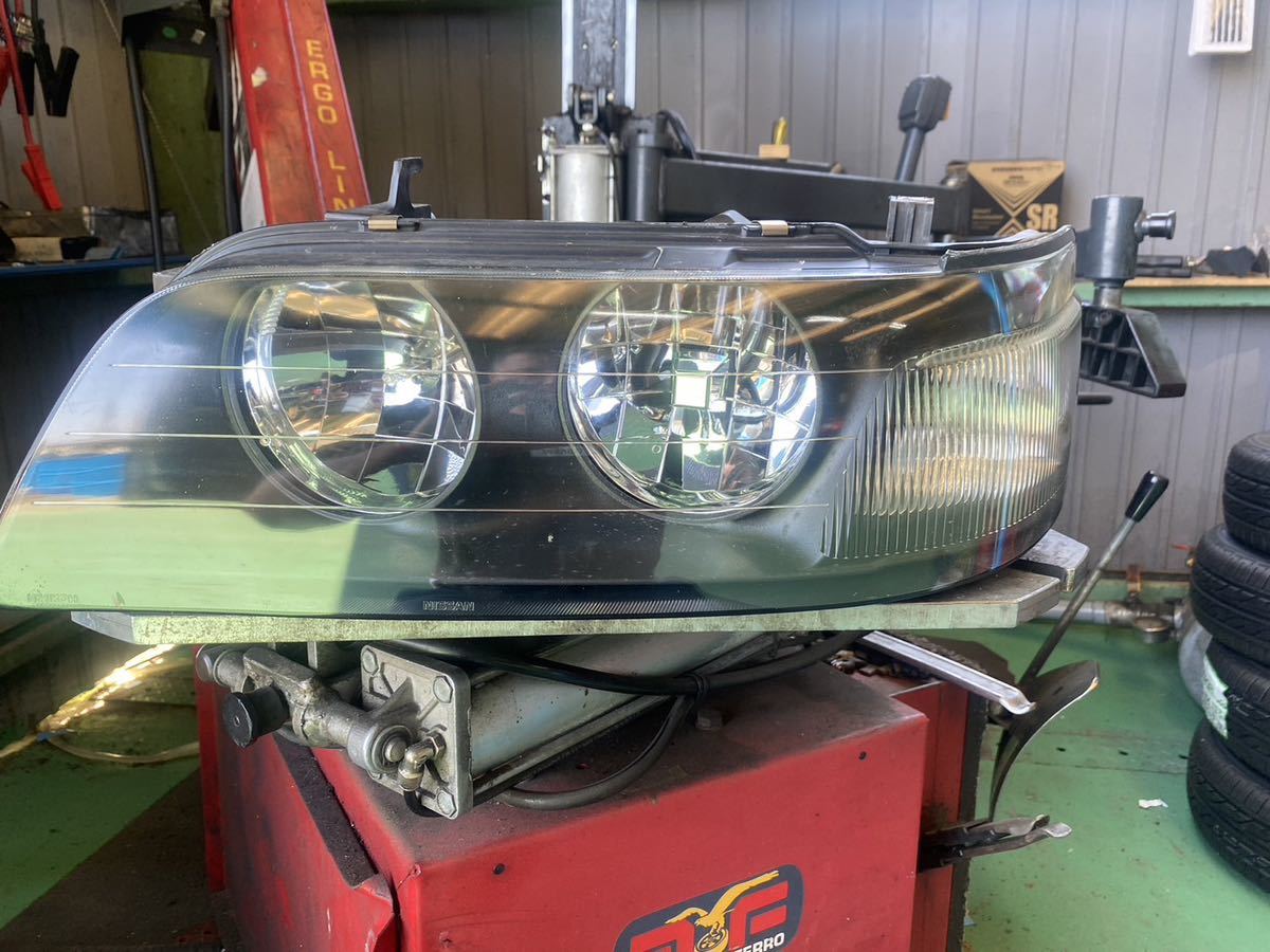 c35クラブS  ヘッドライト左右セット C35 ローレル クラブS ヘッドライト 左右セット インナーブラック ハロゲン