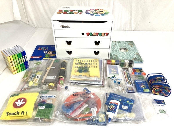 ワールドファミリー 未開封含 DWE ワールドオブイングリッシュ レッツプレイ DVD 2016年頃 ディズニー 英語 中古 O7767652