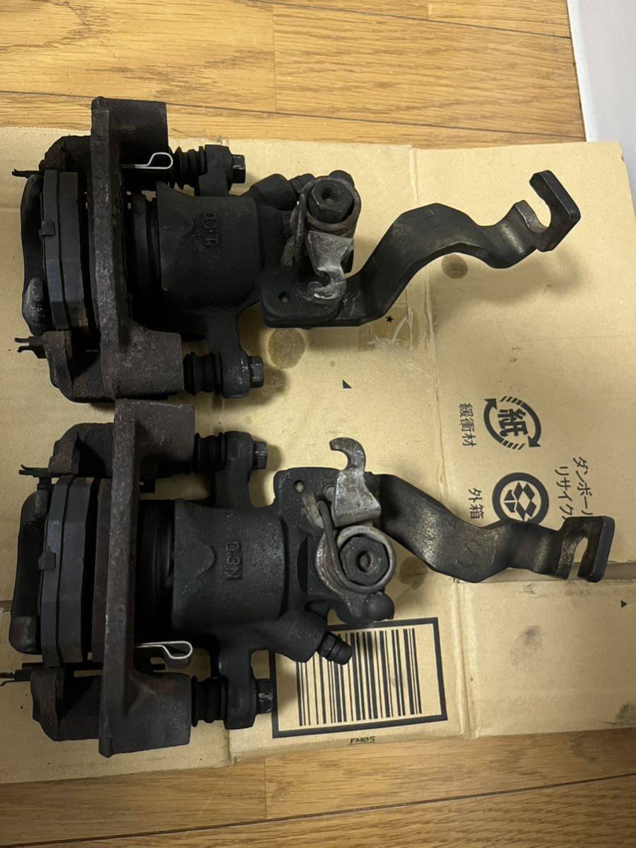 ニッサンS15シルビア specR純正リアブレーキキャリパー Dixcel ESパッド入り