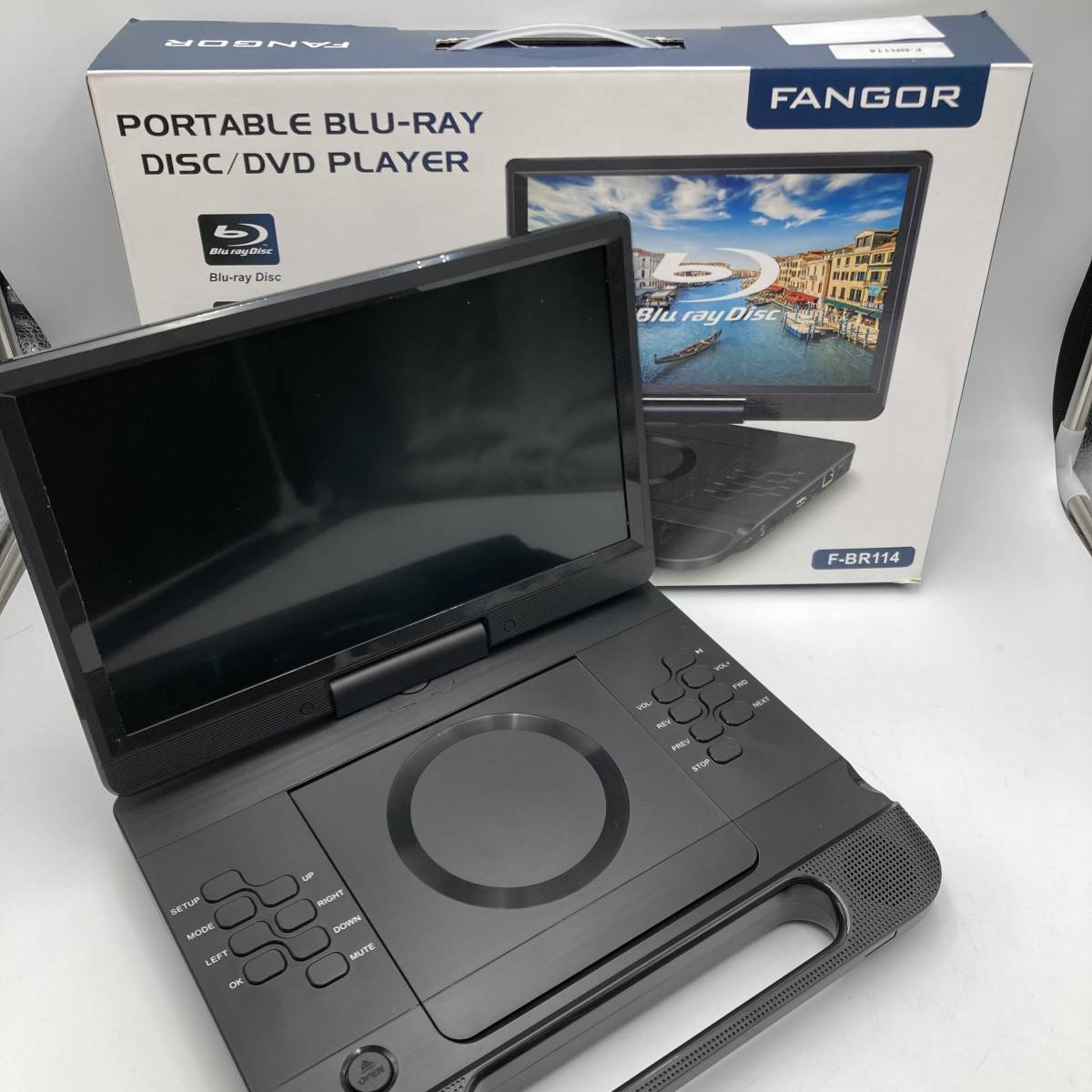 FANGOR ポータブルブルーレイプレーヤー12型 F-BR126【動作確認済