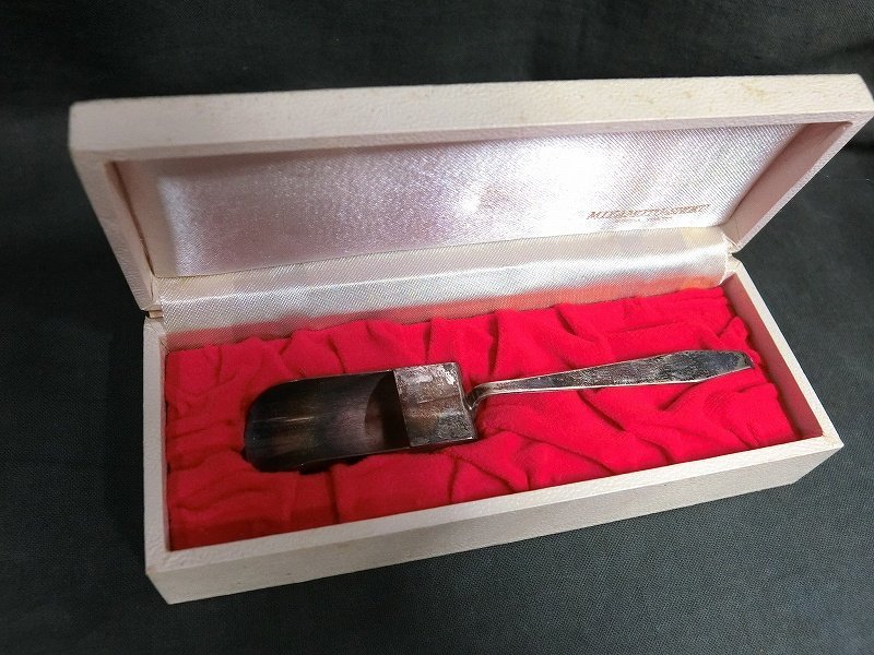 A7457 宮本商行 銀製 STERLING SILVER刻印 シュガースプーン 16g