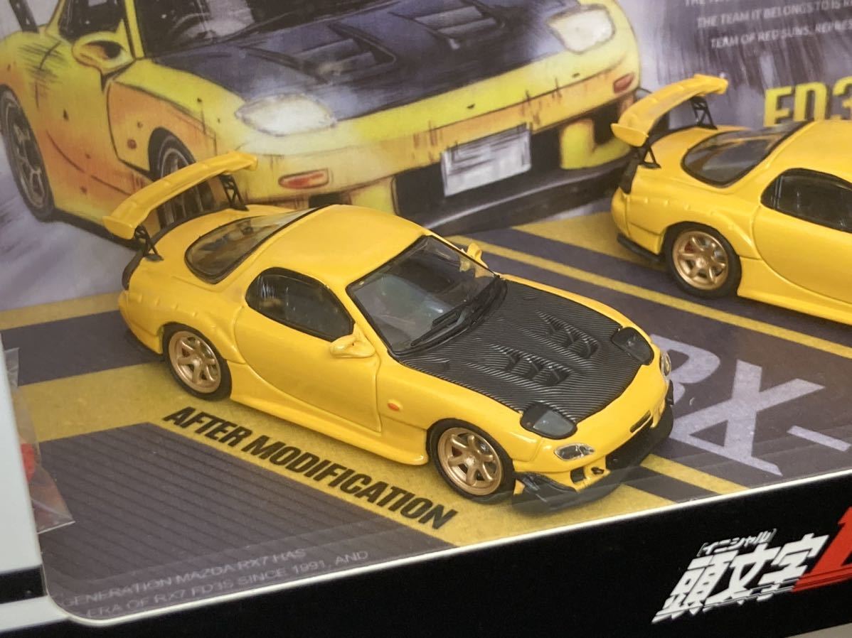 即決 TIMEMICRO 1/64 イニシャルD マツダ RX-7 FD3S 高橋啓介