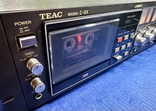TEAC ティアック C-3X 3ヘッド2スピードステレオカセットデッキ
