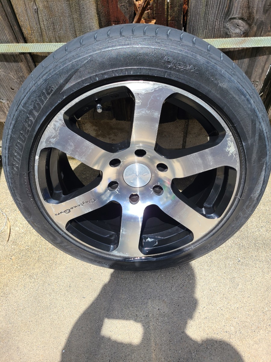 DAYTONA デイトナユーロ 8J +38 18インチ ホイール タイヤホイール 