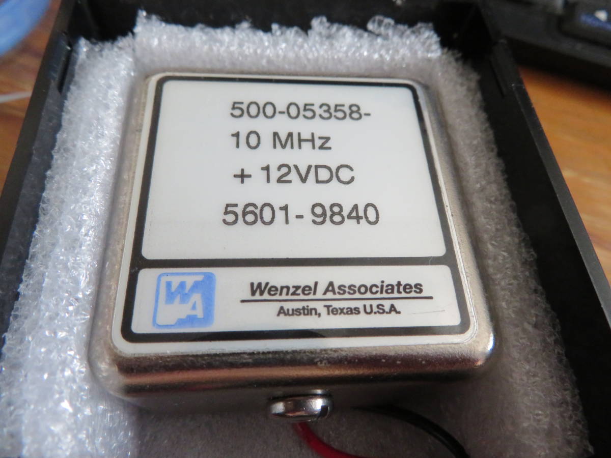 マスタークロック 10MHz OCXO Wenzel Associates 5601-9840 12V入力