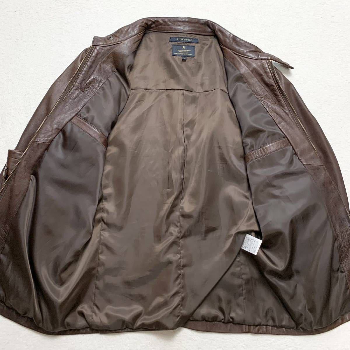 ポールスミス【極上のラムレザー】Paul Smith r.newbold ライダース 