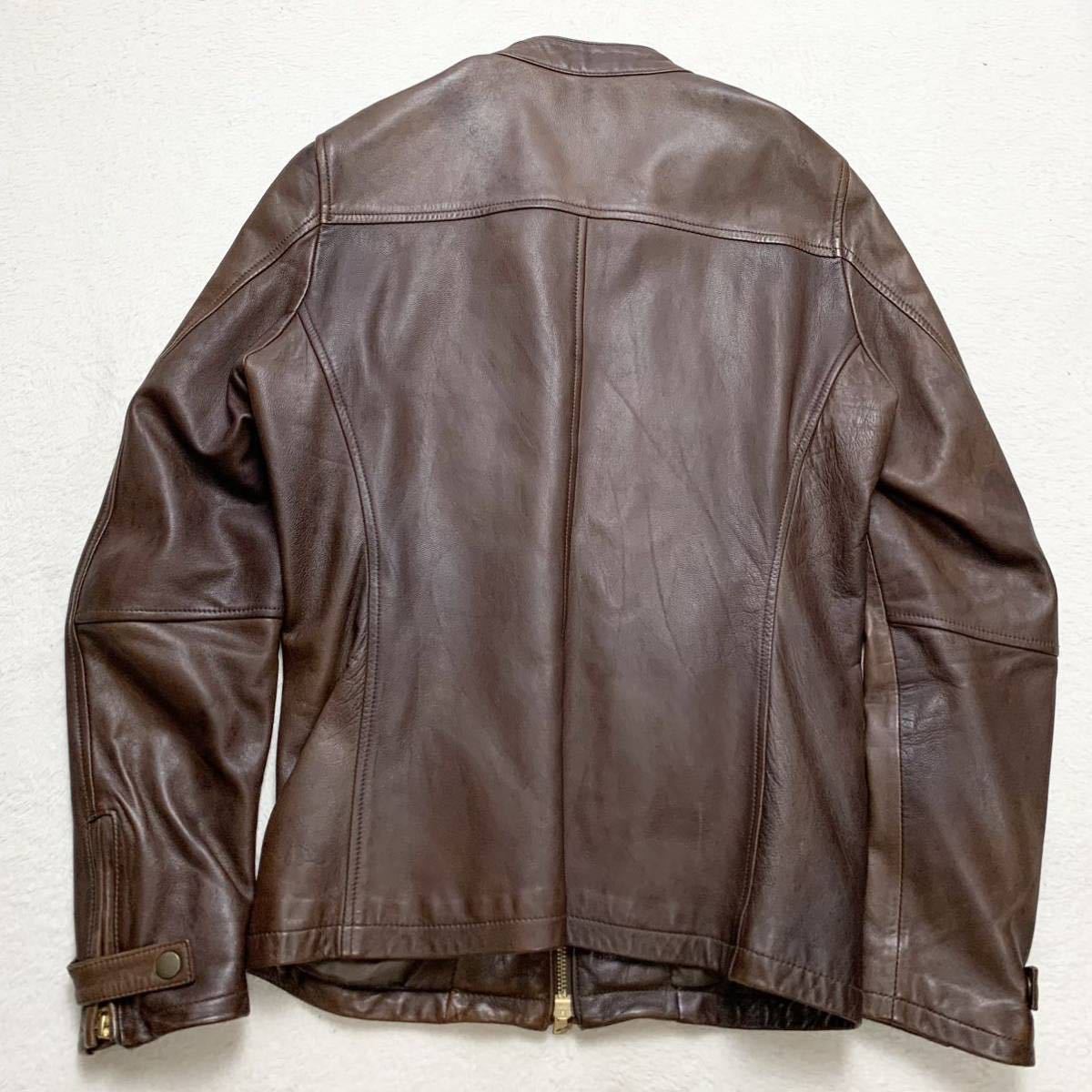 ポールスミス【極上のラムレザー】Paul Smith r.newbold ライダース 