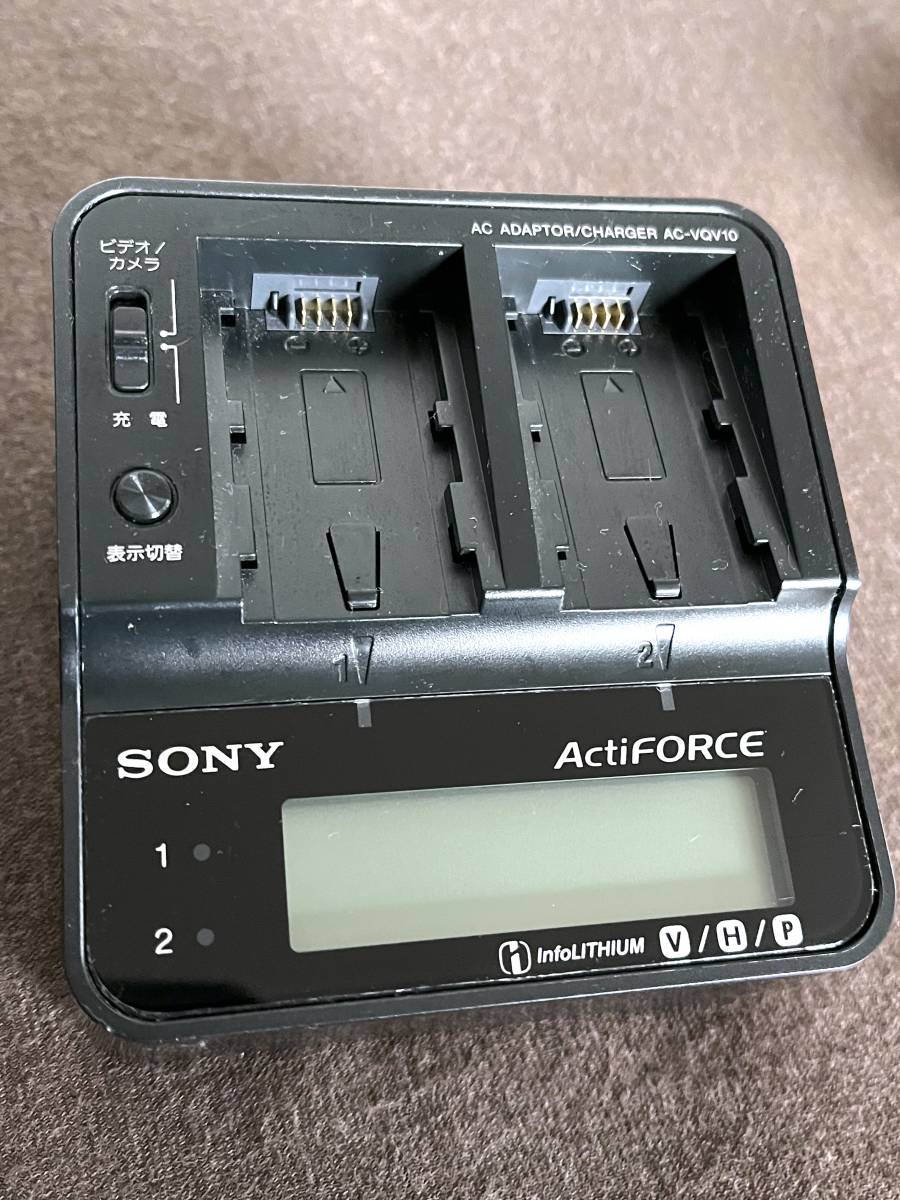 純正 SONY AC-VQV10 充電器 + NP-FV70 NP-FV70A バッテリー セット