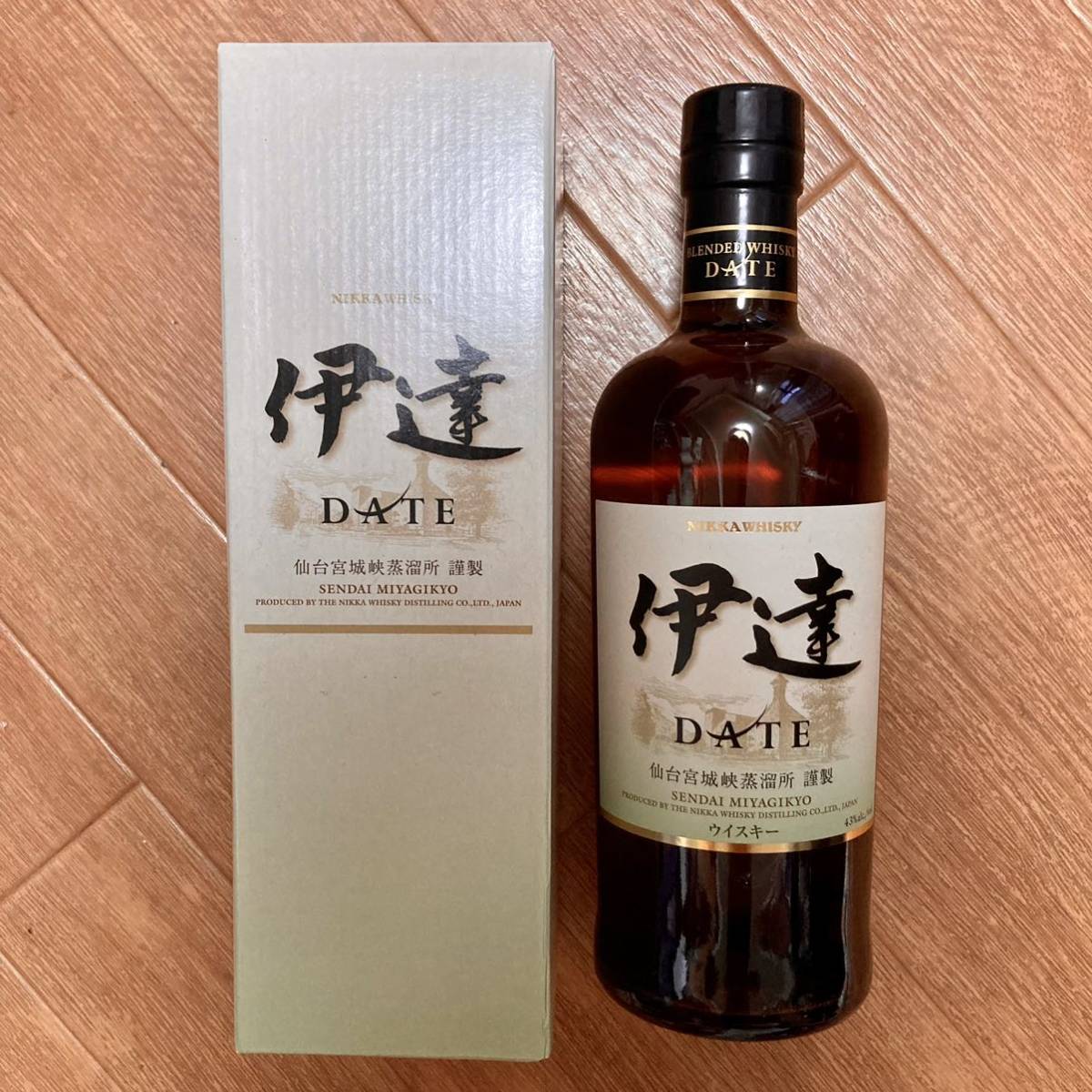 伊達　旧ラベル　ニッカウイスキー　未開封　箱付　仙台宮城峡蒸溜所 伊達 旧ラベル ニッカウイスキー 未開封 箱付 仙台宮城峡蒸溜所