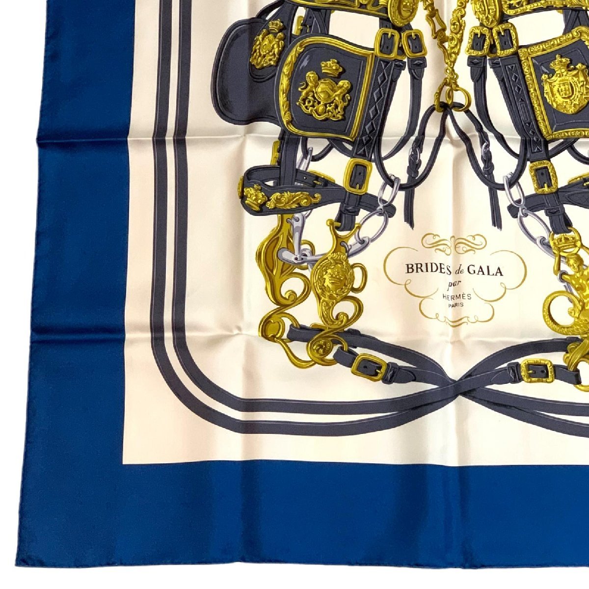HERMES エルメス カレ90 BRIDES de GALA 式典用馬勒 大判スカーフ