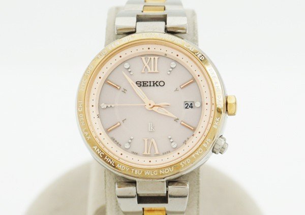 ◇ジャンク【SEIKO セイコー】ルキア 1B25-0AJ0 SSQV014 ソーラー電波 