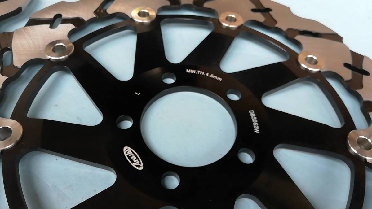 Arashi製フロント用ブレーキディスク052黒色 ゼファー1100RS ZRX1200S