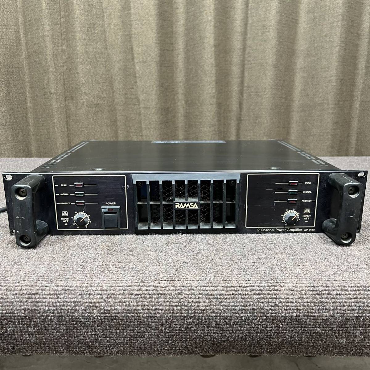 DI4706a Panasonic RAMSA WP-9110 パワーアンプ パナソニック ラムサ 