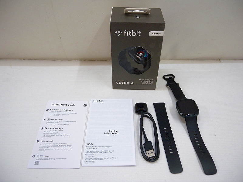 爆買い，正規品 C3173 fitbit versa4 スマートウォッチ FB523BKBK-FRCJK 動作チェック済 現状渡し(スマートウォッチ本体)｜売買されたオークション情報、yahooの商品情報をアーカイブ公開 - オークファン スマートウォッチ本体