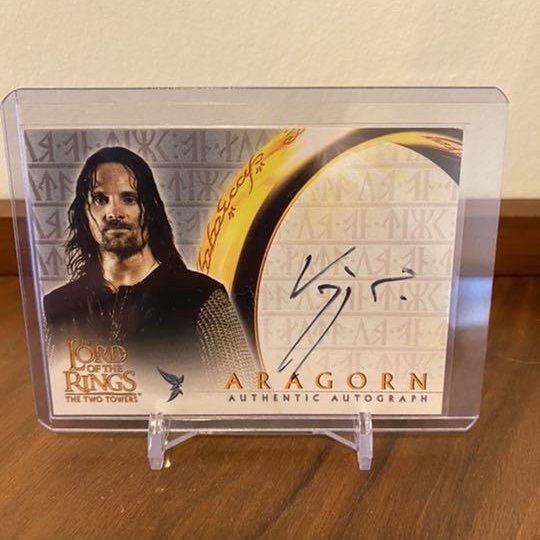 ロードオブザリング アラゴルン役 ヴィゴ・モーテンセン 直筆サイン
