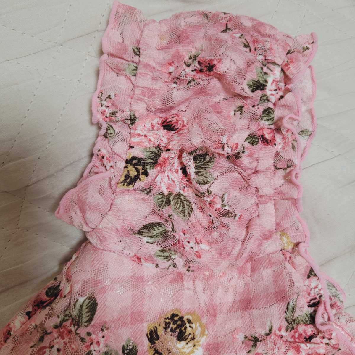 4.LIZ LISAリズリサ 薔薇柄 花柄ワンピース ピンクの入札履歴 - すべて
