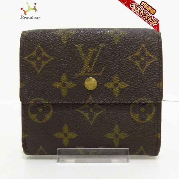 ルイヴィトン LOUIS VUITTON Wホック財布 M61652 ポルト モネ・ビエ