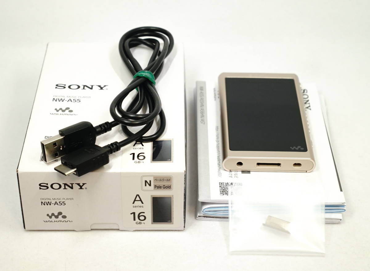 SONY NW-A55 16G GOLD / ウォークマン ZXシリーズ NW -A55 16G ペール