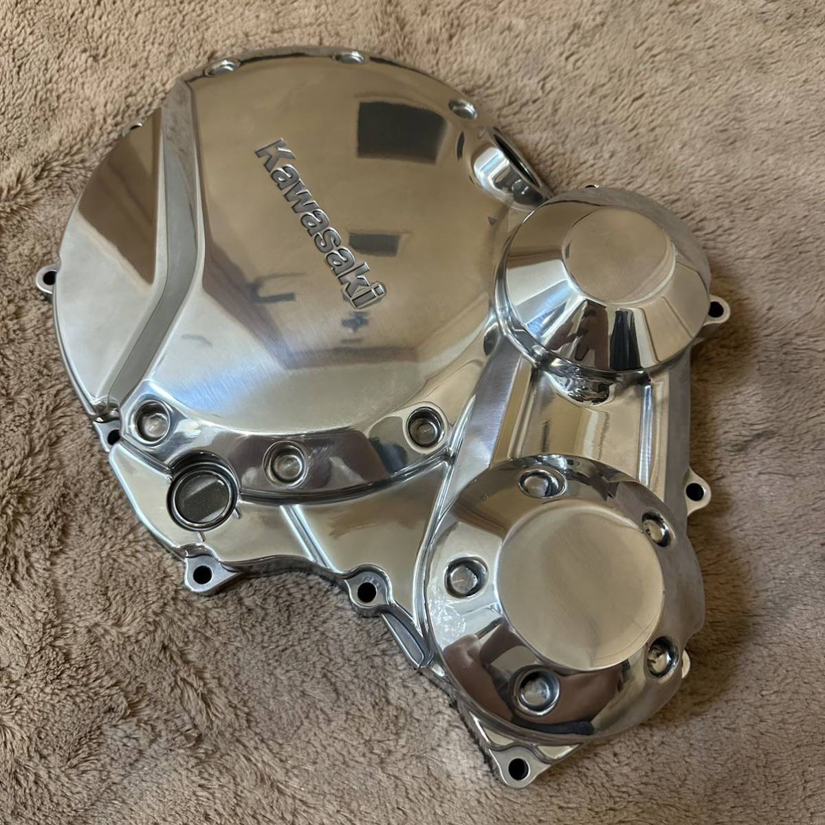 ☆美品☆ZRX1200 DAEG 純正 クラッチカバー 鏡面仕上げ 未使用品 