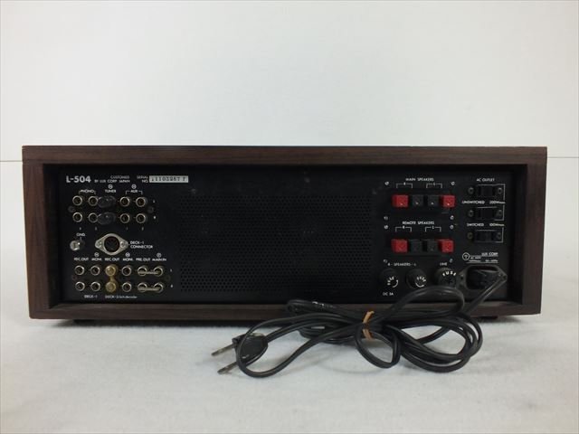 ☆ LUXMAN ラックスマン L-504 アンプ 中古現状品 230601H5719 L-504