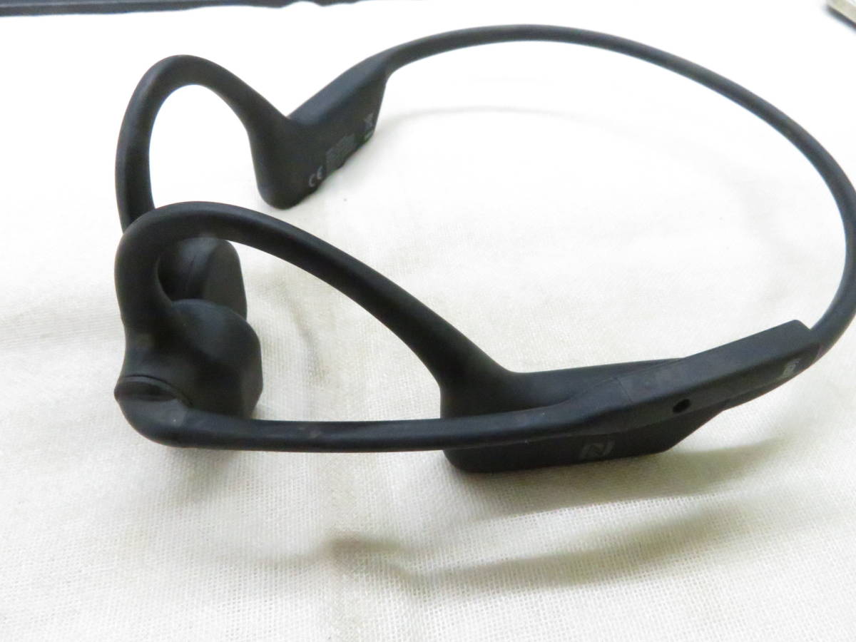 越☆☆３８　※動作確認済み※　After Shokz アフターショックス　ＡＳＣ１００　骨伝導イヤホン ワイヤレスイヤホン　