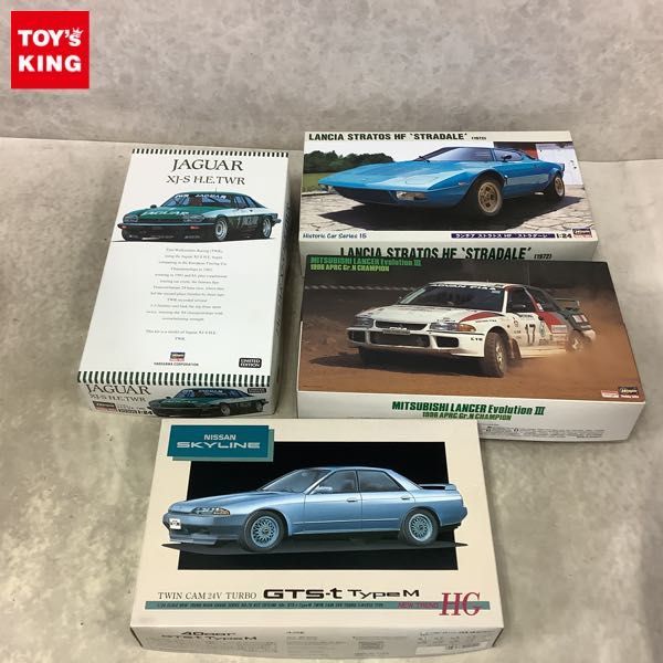 1円〜 アオシマ等 1/24 スカイライン 4ドア GTS-t タイプM ランチア ストラトス HF ストラダーレ 他