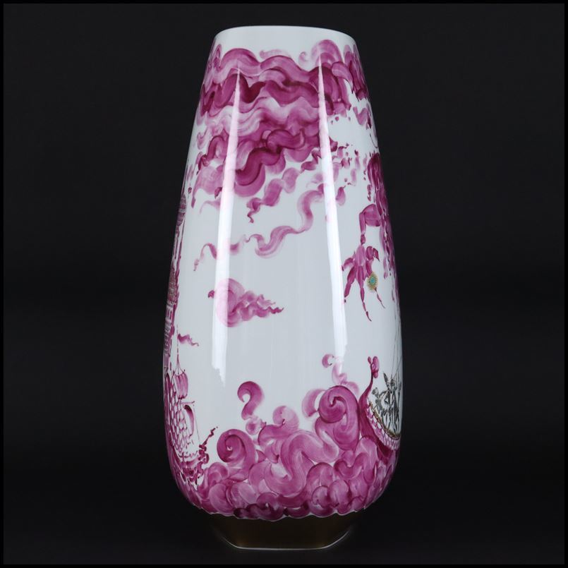 特大 超美品 マイセン Meissen 最高級シリーズ アラビアンナイト 花瓶