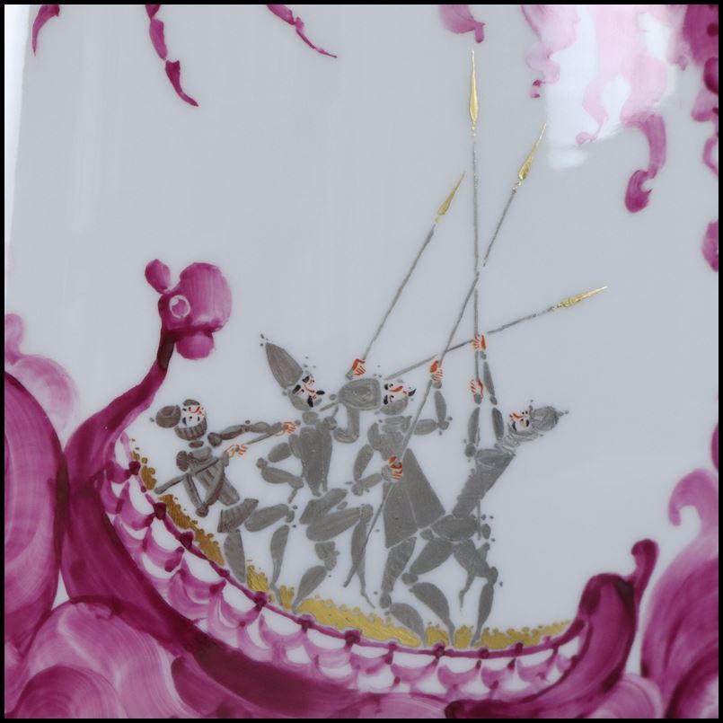 特大 超美品 マイセン Meissen 最高級シリーズ アラビアンナイト 花瓶