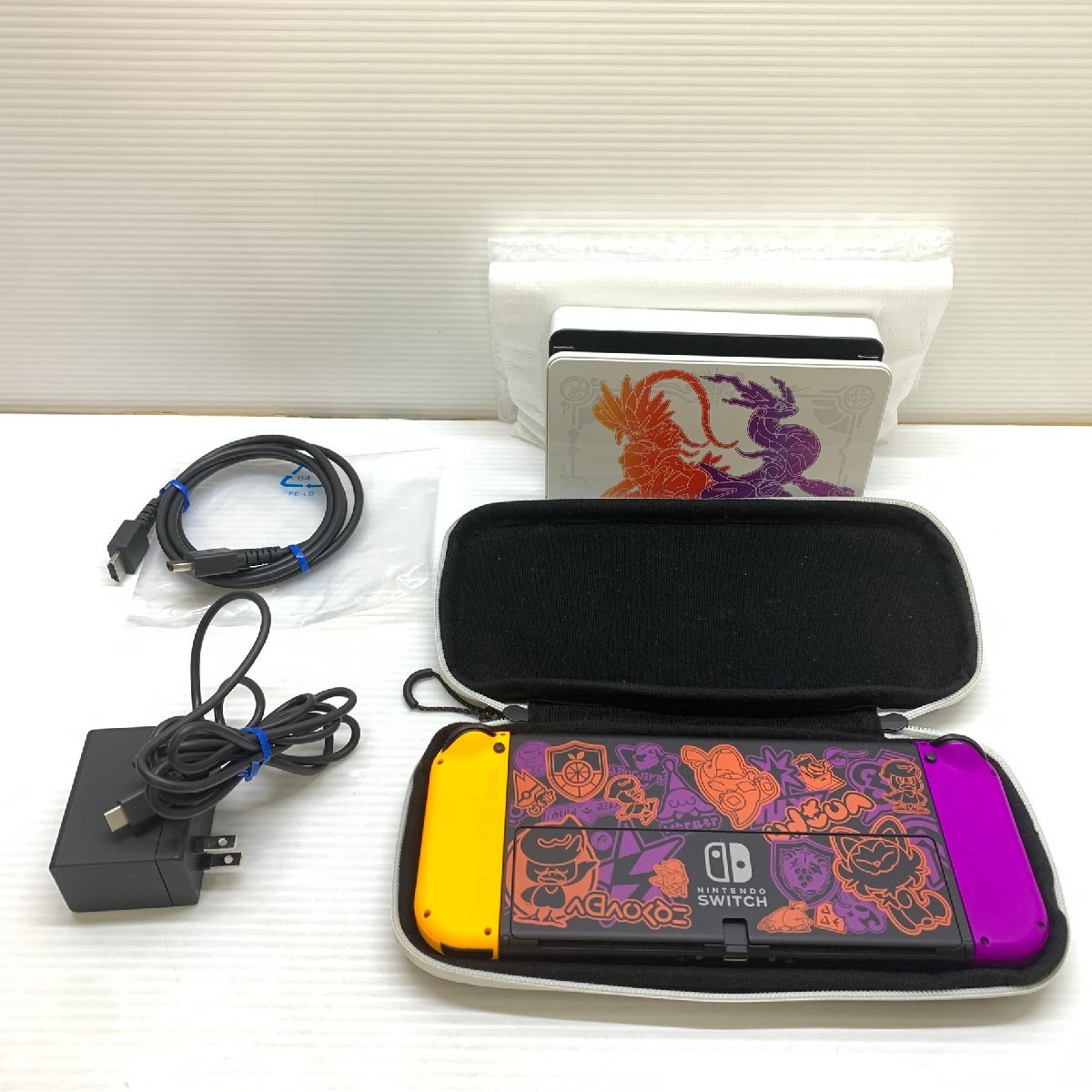 激安大特価，品質保証 MIN 品 MSMG ニンテンドー Nintendo Switch 有機ELモデル スカーレット バイオレットエディション 34-230709-MT-3-MIN(ニンテンドースイッチ本体)｜売買されたオークション情報、yahooの商品情報をアーカ ニンテンドースイッチ本体