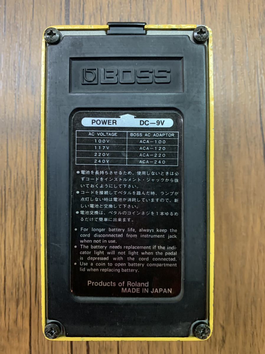 BOSS OD-1 Overdrive オーバードライブ ヴィンテージ ボス 銀ネジ