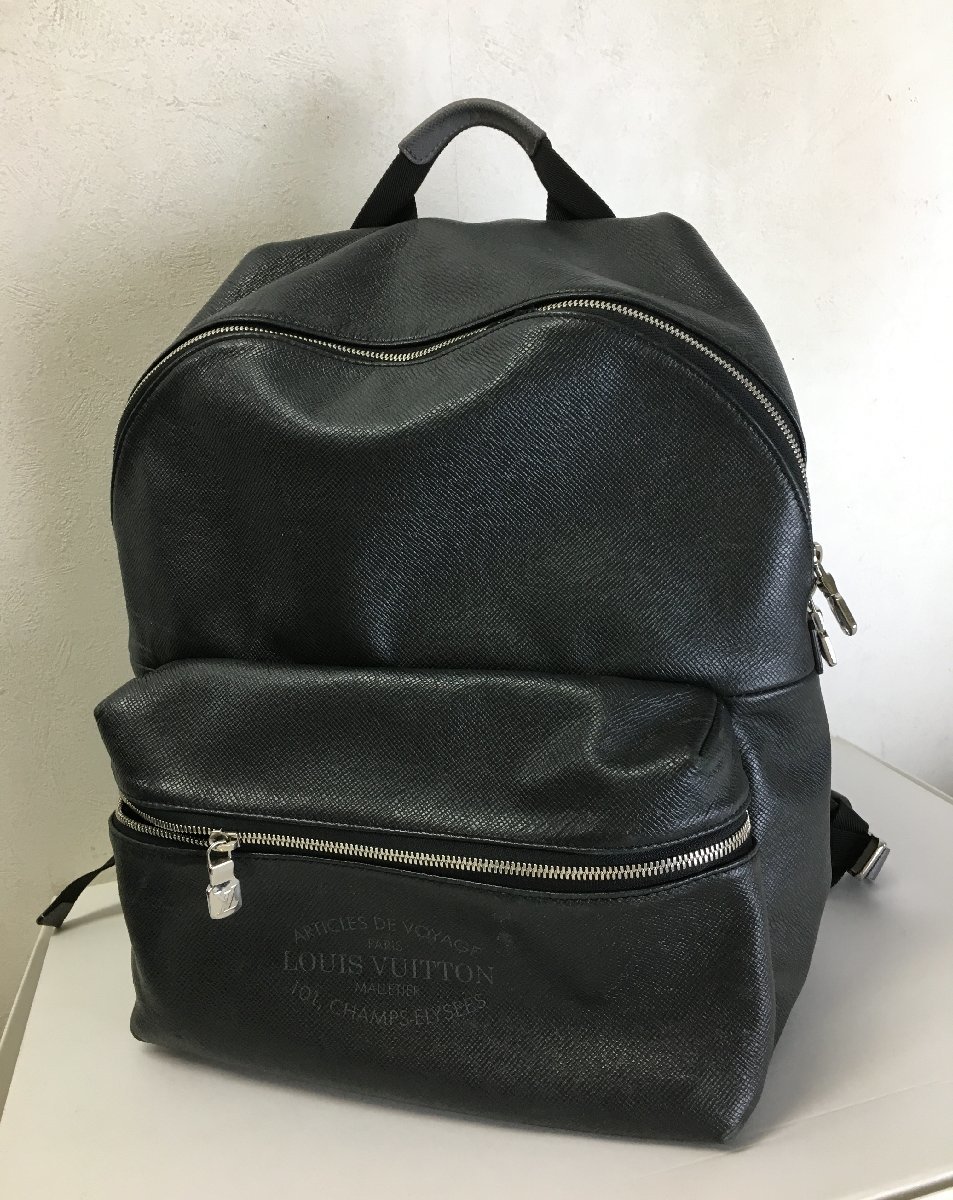 ◆LOUIS VUITTON ルイヴィトン タイガ ディスカバリーバックパック ノワール M30358 メンズ レザー リュック リュック デイパック