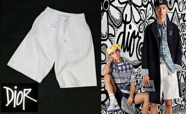 国内正規品 20AW DIOR×SHAWN テクニカルジャージートラックショート