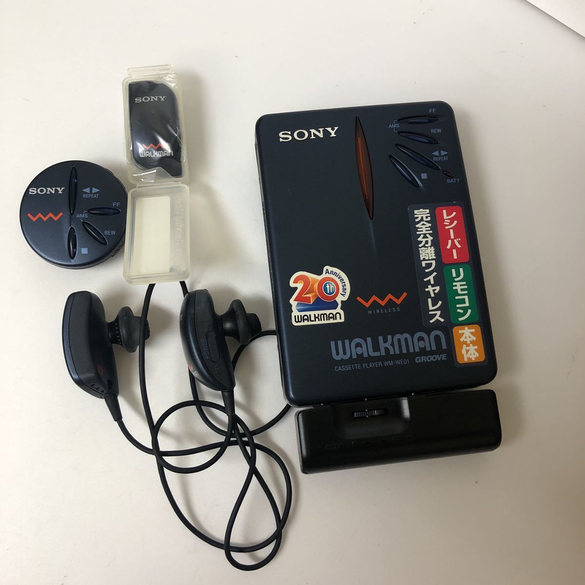 ジャンク】SONY ソニー WM-WE01 GROOVE WALKMAN カセットウォークマン