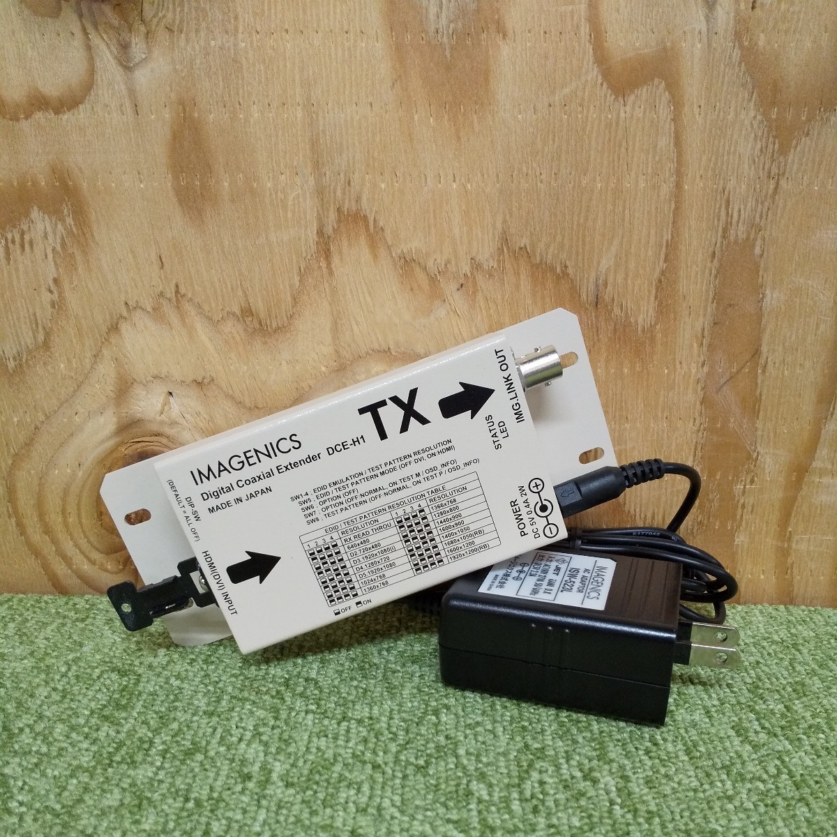 新作入荷，新品 IMAGENICS DCE-H1TX HDMI DVI 信号同軸延長器 送信器 通電確認済 no.6(その他)｜売買されたオークション情報、yahooの商品情報をアーカイブ公開 - オークファン その他